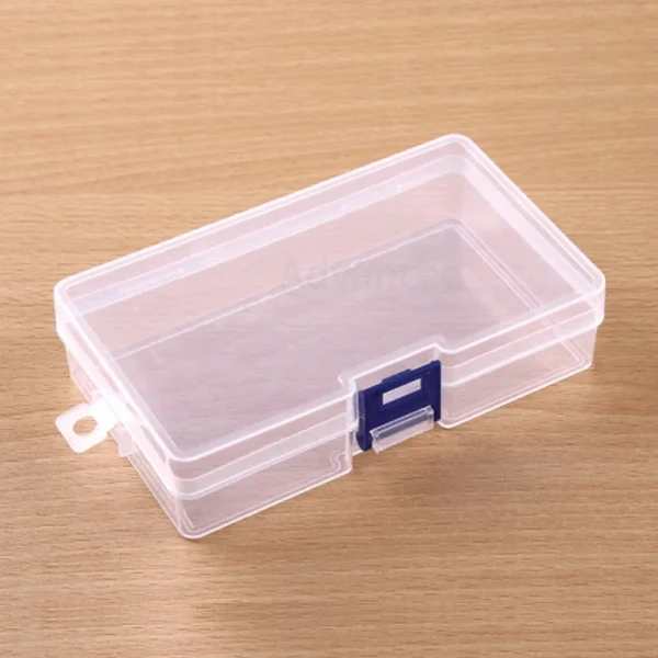 Transparent Plastic Storage Jewelry Box Empty storage box Container For Beads Earring Box For Jewelry Rectangle Case 146*85*35mm 5