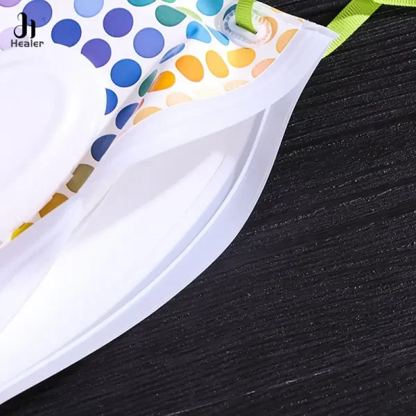 EVA Baby Wet Wipe Pouch Portable Wipes Holder Case Flip Cover Snap-Strap Reusable Refillable Cosmetic Pouch Useful Tissue Box 6