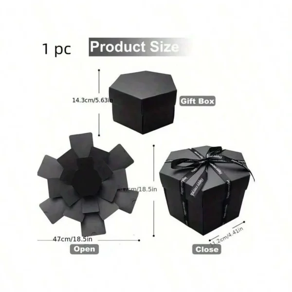 DIY Explosion Photo Album Gift Box DIY Scrapbook Lovely Surprise Explosion Couple Box Love Memory Anniversary Gift 3