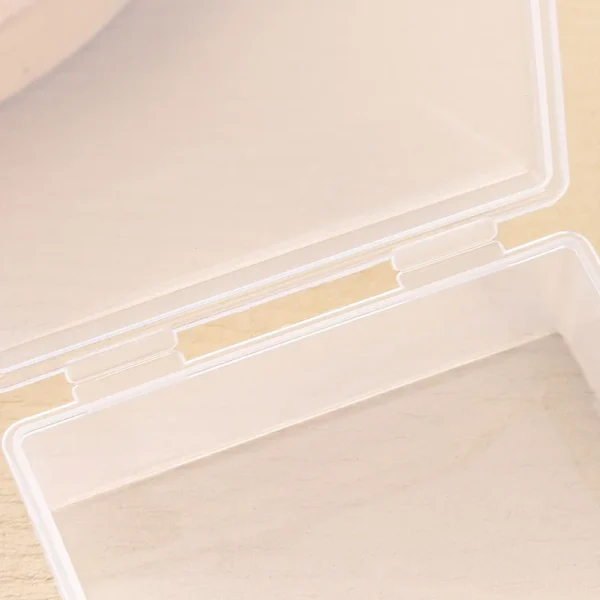 Clear 1Pcs PP Storage Box Mini Transparent Plastic Case Container Rectangular Box Packaging Box For Jewellry Beads Small Items 5