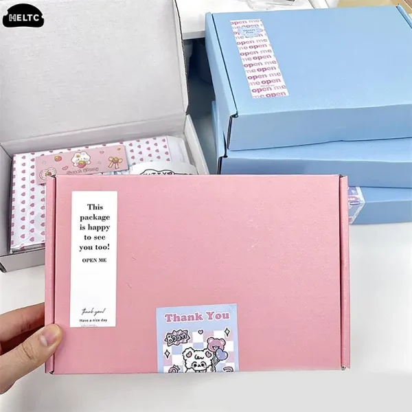 5PCS Shipping Boxes Cardboard Corrugated Mailer Boxes for Packaging Craft Gifts Giving Products for Small Business Wedding Party 1