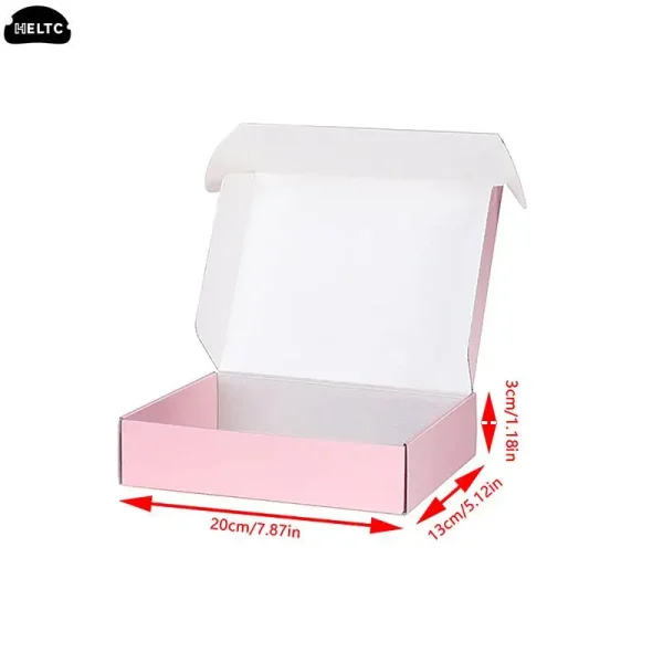 5PCS Shipping Boxes Cardboard Corrugated Mailer Boxes for Packaging Craft Gifts Giving Products for Small Business Wedding Party 3