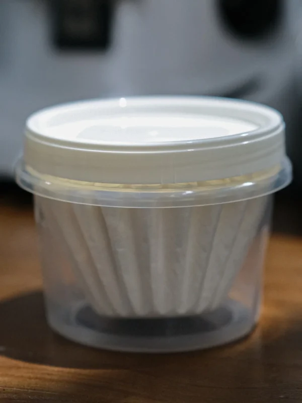 Coffee Filter Paper Storage Box Moisture-proof Anti Deformation Insect Prevention PP Sealed Box Cake Filter Paper Storage Box 1