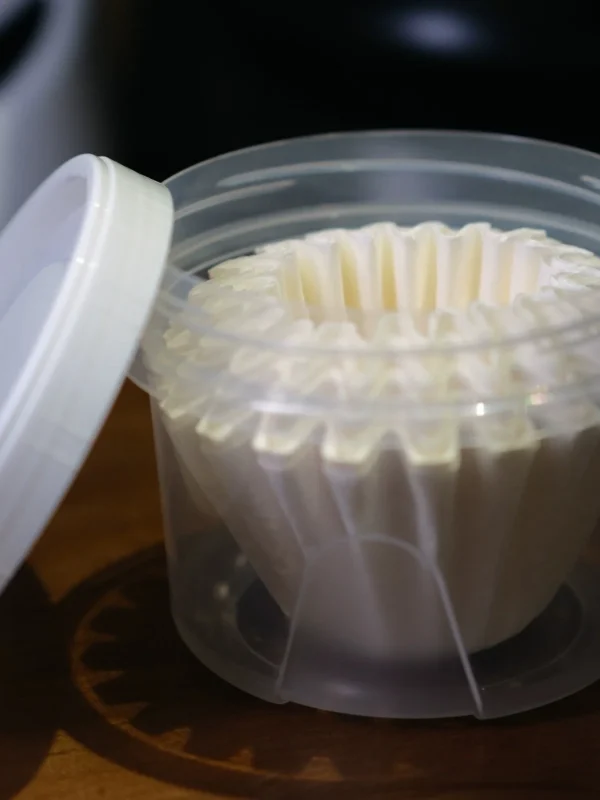 Coffee Filter Paper Storage Box Moisture-proof Anti Deformation Insect Prevention PP Sealed Box Cake Filter Paper Storage Box 2