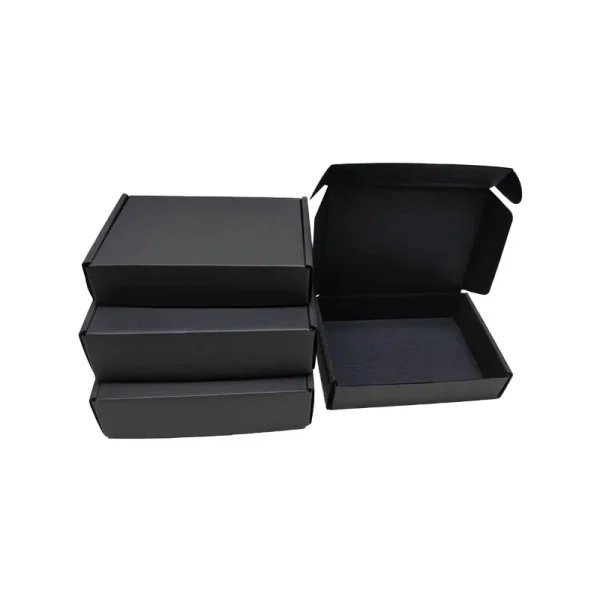 10 black airplane boxes 3-layer corrugated packaging clothing e-commerce transportation storage packaging express cartons 4