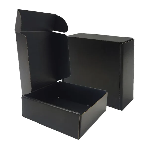 10 black airplane boxes 3-layer corrugated packaging clothing e-commerce transportation storage packaging express cartons 5