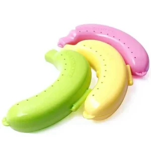 2025 Plastic Banana Protector Container Box Lunch Fruit Storage Boxes For Outdoor Travel Holder Case Food Cute Banana Case 1