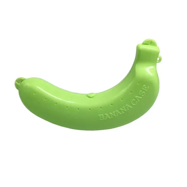 2025 Plastic Banana Protector Container Box Lunch Fruit Storage Boxes For Outdoor Travel Holder Case Food Cute Banana Case 4