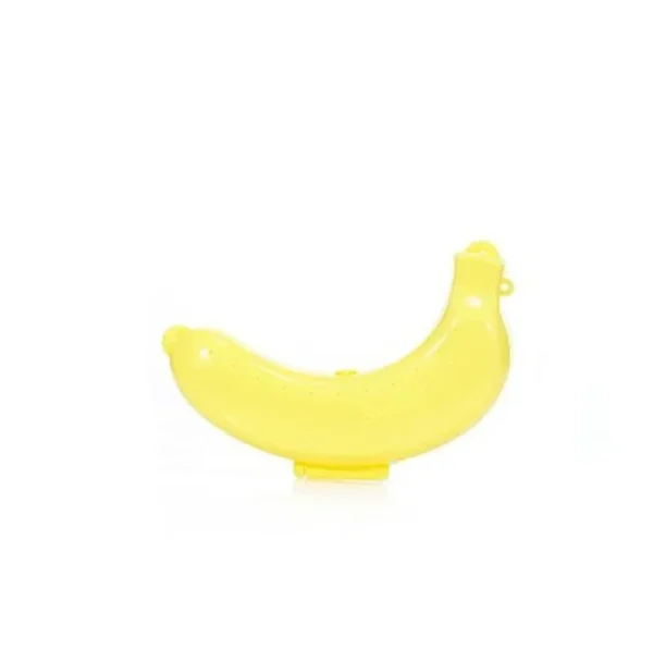 2025 Plastic Banana Protector Container Box Lunch Fruit Storage Boxes For Outdoor Travel Holder Case Food Cute Banana Case 5