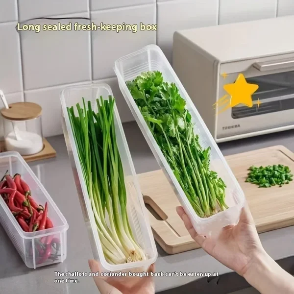 Refrigerator fresh-keeping storage box, fresh-keeping artifact,Small Food Preservation Boxes,Transparent Sealed Storage Box 2