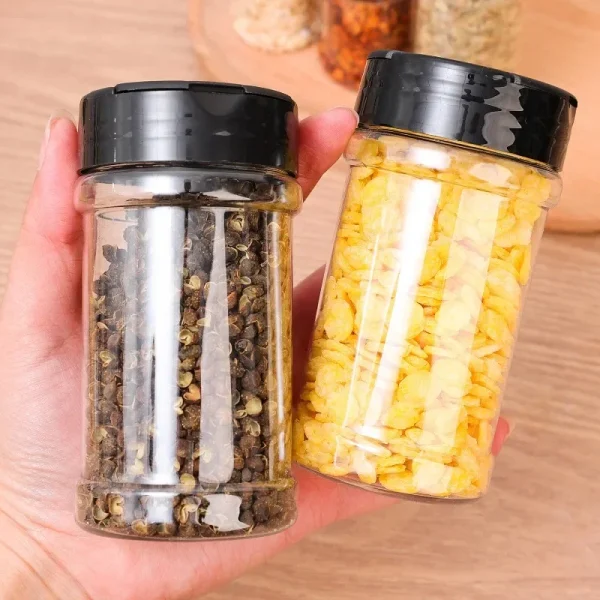Ultensilio for Kitchen Condiment Seasoning Container Spice Bottles Seasoning Condiments Door Storage Jars Spices Plastic Set Box 5