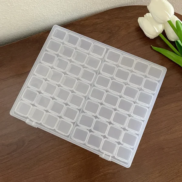 1pc 28 grids clear plastic storage box storage container case for jewelry diamond embroidery art craft Accessory organizer case 3