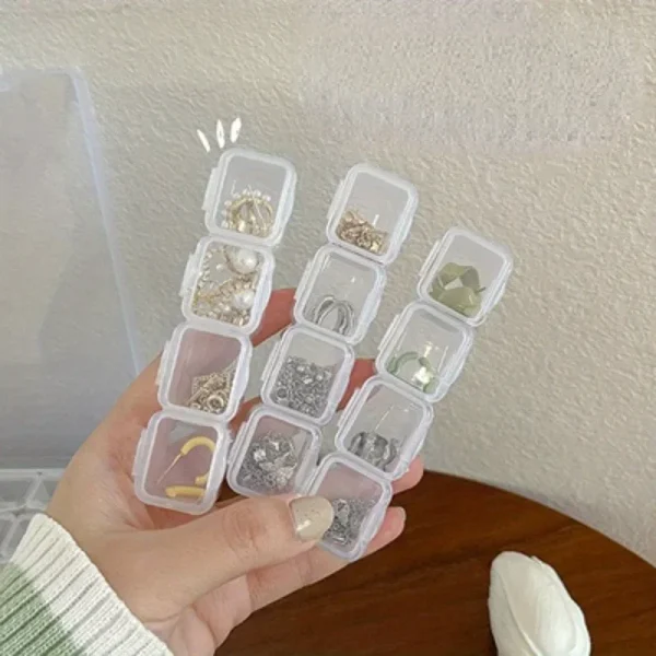 1pc 28 grids clear plastic storage box storage container case for jewelry diamond embroidery art craft Accessory organizer case 4