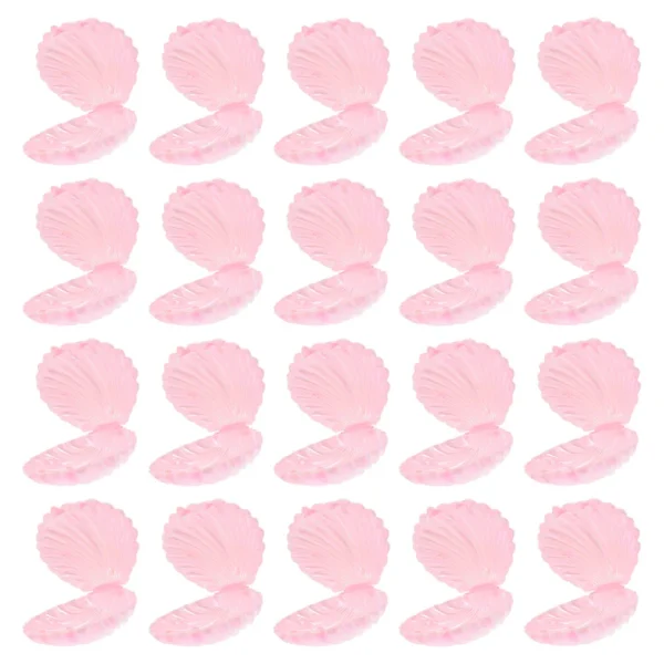 20 Pcs Candy Box Gift Packages Boxes Party Favor Containers Shell Tabletop Decor Sea Holder Pp Plastic Seashell 1