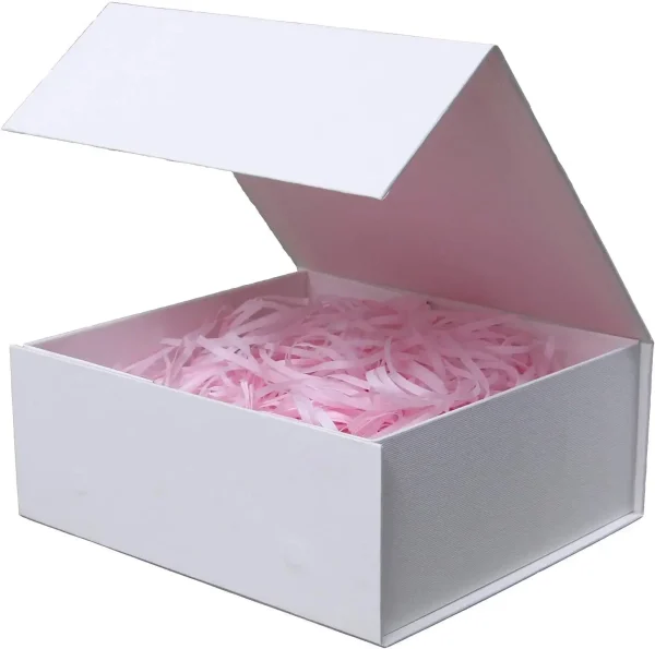 Magnetic Large Gift Box with Lid 33x25x12CM Collapsible Gift Packaging Box for Present Graduation Birthday Wedding Groomsman Box 5