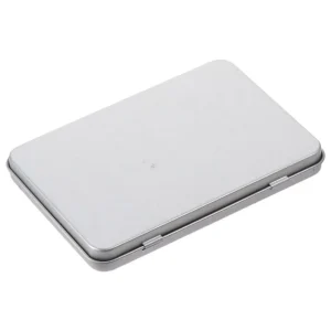 1/2PCS Metal Rectangular Storage Box Metal Empty Container with Lid Iron Watercolor Jewelry Pills Candy Storage Box 1