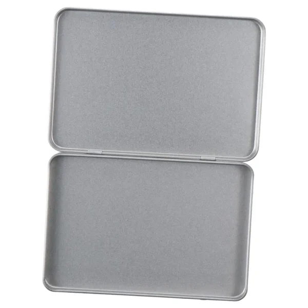 1/2PCS Metal Rectangular Storage Box Metal Empty Container with Lid Iron Watercolor Jewelry Pills Candy Storage Box 5