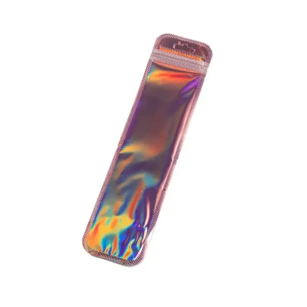 50pcs Foil Pouch For Favor Food Storage Bag pink Holographic Laser Ziplock Bags Small Businesses Packaging Supplies 5