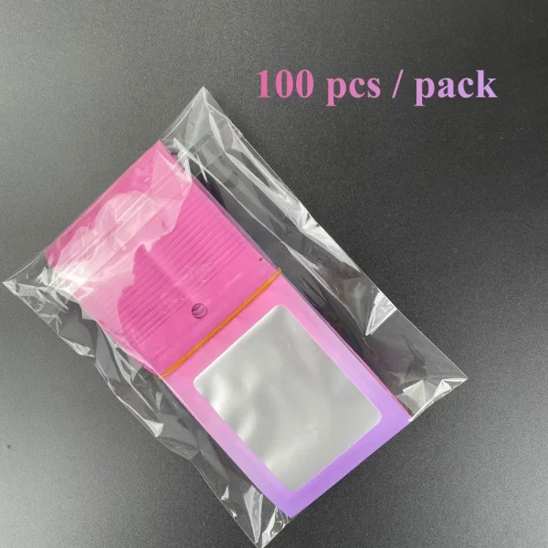 100pcs,Mini Transparent Jewelry Packing Bag,Resealable Ziplock Packaging Bags Nail Accessories Packaging Bags For Small Business 2