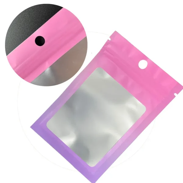 100pcs,Mini Transparent Jewelry Packing Bag,Resealable Ziplock Packaging Bags Nail Accessories Packaging Bags For Small Business 6