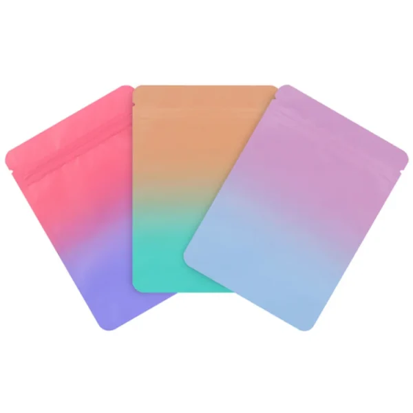 100PCS Flat Aluminum Foil Ziplock Packaging Bag DIY Matcha Cocoa Matte Snack Coffee Sugar Spice Cereals Gifts Storage Pouches 3