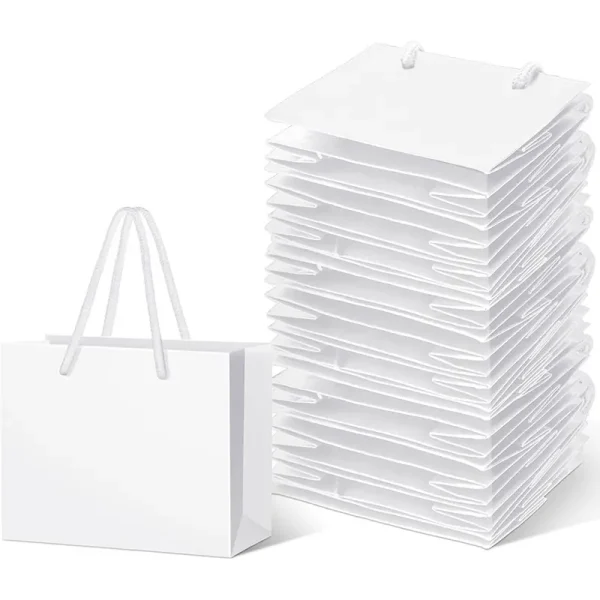 8/12pcs Mini Gift Wrap Paper Bags With Handles For Birthday Gifts,Weddings,Party Favors,Graduation, Holidays, Celebrations 4