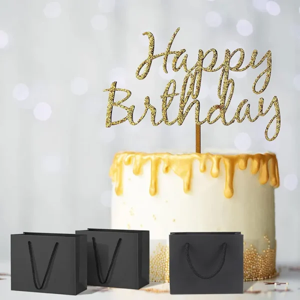 8/12pcs Mini Gift Wrap Paper Bags With Handles For Birthday Gifts,Weddings,Party Favors,Graduation, Holidays, Celebrations 6