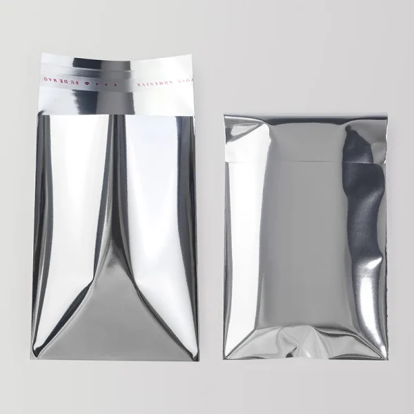 100pcs aluminum foil silver self-adhesive self-sealing packaging bags, documents, postcards, small business batch packaging bags 5