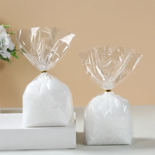 Transparent Plastic Candy Bags with Bottom Birthday Party Decor Baby Shower Wedding Party Supplies  Cookie Gift Packing Bags 4