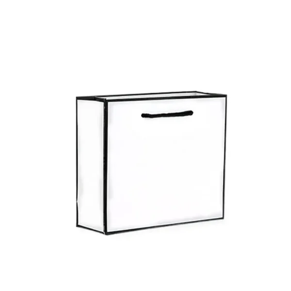 Multi-size Handhold Shopping Bag White&Black Gift Bag Large Capacity Luxury High-quality Packaging Bag 3
