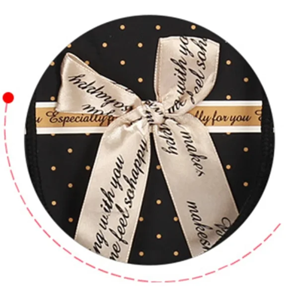 Black Portable Gift Bag with Handles For Books Paper Gift Bow Packing Box Birthday Party Wedding New Year Present Box 5