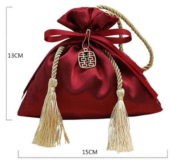 Velvet Silk Bag Gift Candy Drawstring Pouches Wedding Guest Gift Packing Bags Party Jewelry Organizer Chocolate Candy Bags Suppl 6