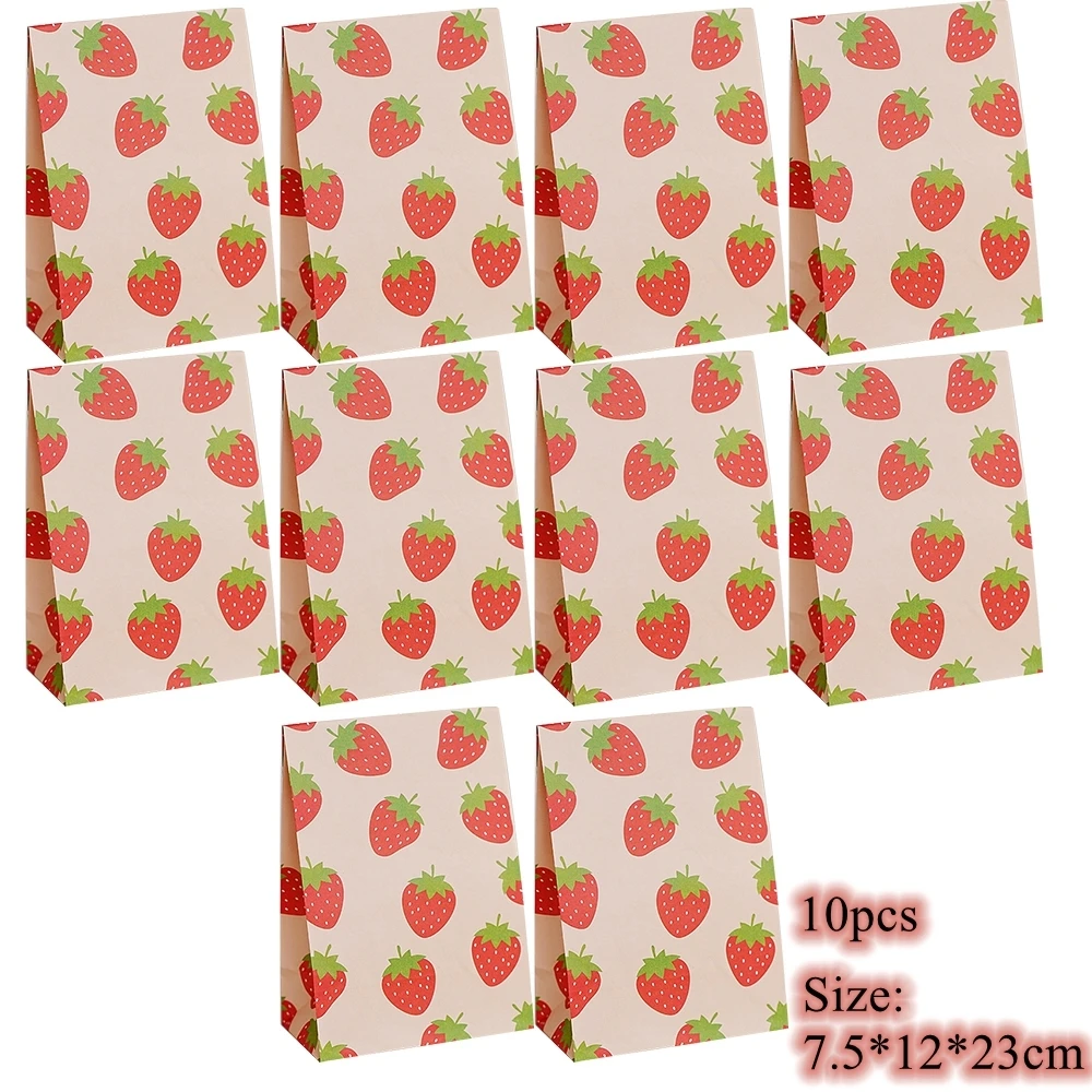 10pcs strawberry