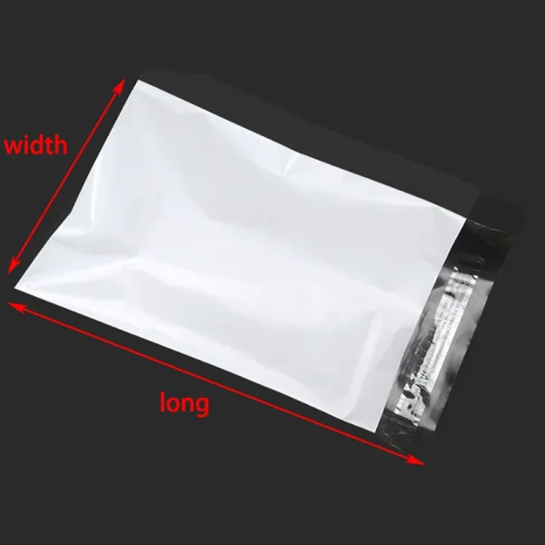 10pcs/lot Opaque PE Plastic Express Envelope Storage Bags White Color Mailing Bags Self Adhesive Seal Courier Bag 5