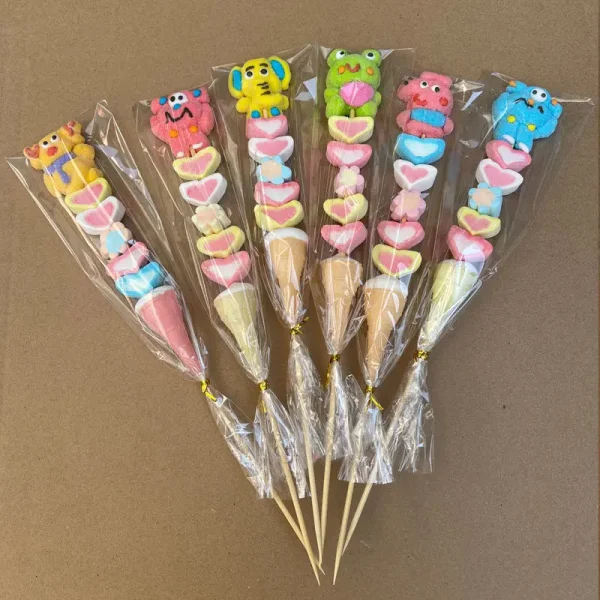 50pcs Plastic Rectangular Transparent Lollipop Candy Bags Cellophane Package Candy Bar Wedding Birthday Party Decoration Gifts 3