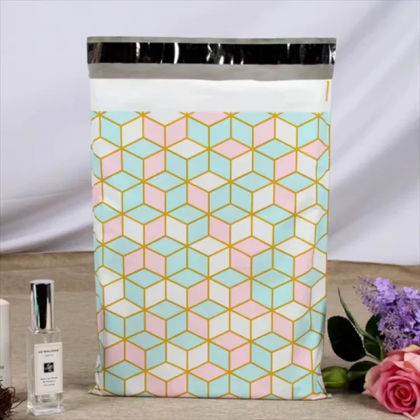 10/100PCS Poly Mailer Adhesive Envelope Courier Print Bag DIY Lady Panties Dress T-shirt Wedding Xmas Gift Box Packaging Pouches 4