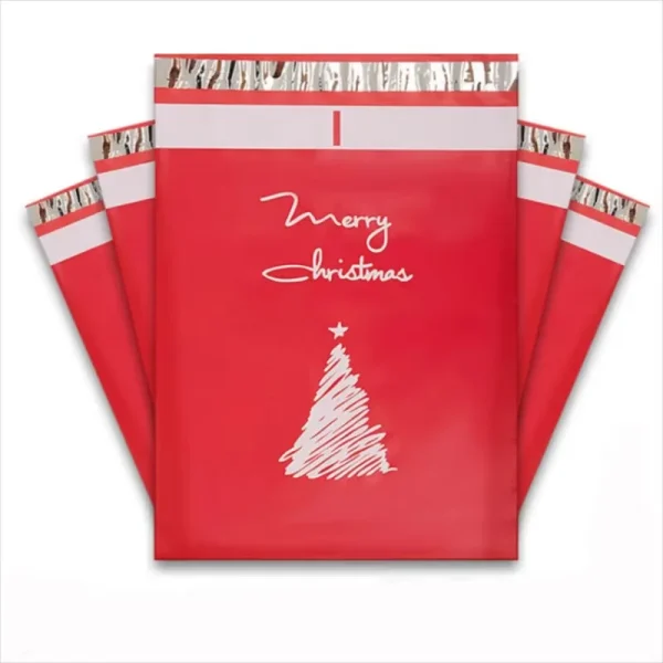 10/100PCS Poly Mailer Adhesive Envelope Courier Print Bag DIY Lady Panties Dress T-shirt Wedding Xmas Gift Box Packaging Pouches 5