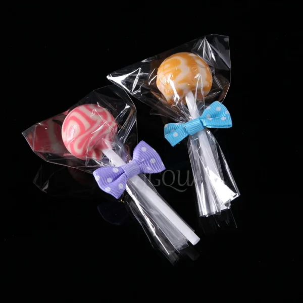 Thick Clear Flat Open Top OPP Plastic Bags For Candy Cookie Lollipop Wedding Party Gift Bag Packaging Card Packing DIY Christmas 4