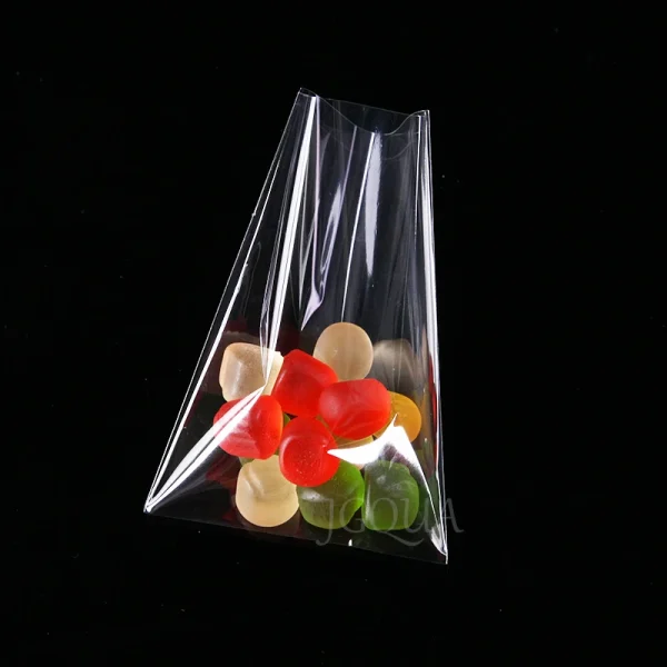 Thick Clear Flat Open Top OPP Plastic Bags For Candy Cookie Lollipop Wedding Party Gift Bag Packaging Card Packing DIY Christmas 5