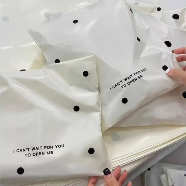 10pcs Cute Speckle Thicken Express Shipping Gift Bag for Store Waterproof Clothing Parcel Packaging Bags Envelope Courier Pouch 5