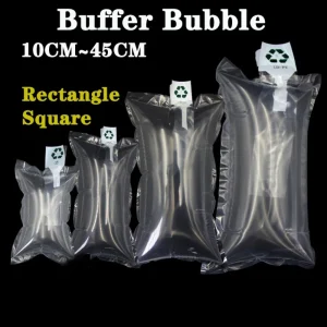 10pcs Inflatable Bubble Wrap Portable Column Shockproof Air Inflatable Packaging Bag Buffer Plastic Fragile Wrap Transportation 1