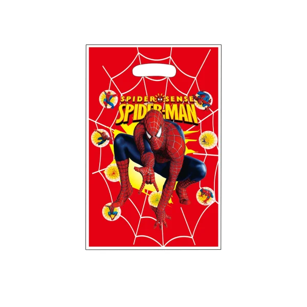 10/40pcs Spiderman Gift Bag Candy Loot Bag Cartoon Theme Party Festival Event Spiderman Birthday Decoration Favor Party Supplies 5