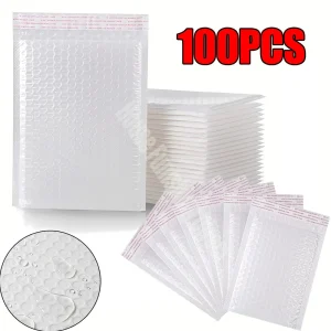 50/30/10pcs Bubble Mailers Wholesale White Padded Envelope for Packaging Mailing Gift Self Seal Shipping Bags Bubble Envelope 1