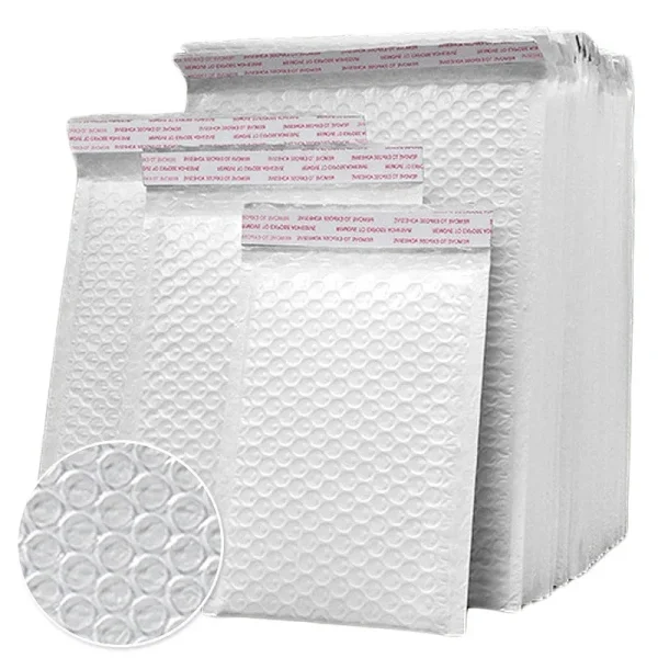 50/30/10pcs Bubble Mailers Wholesale White Padded Envelope for Packaging Mailing Gift Self Seal Shipping Bags Bubble Envelope 2