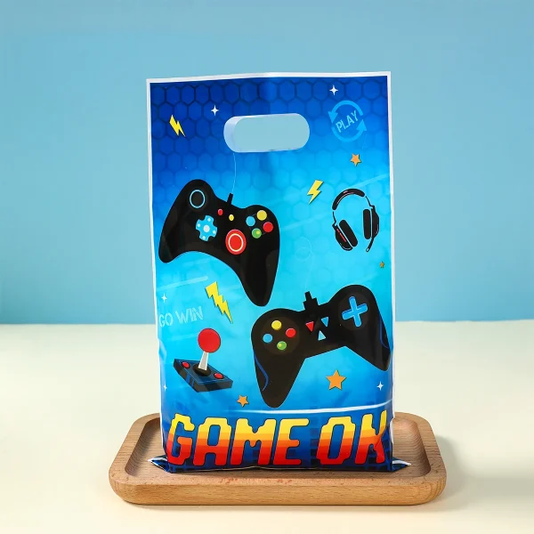 10/25/50pcs Video Game Gift Bags Game Birthday Party Decoration Game On Goodie Bags Candy Bag Baby Shower Kids Favors Gifts 4
