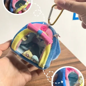 Mini Pain Bag, Coin Purse, Headphone Cable, Storage Bag, Cute Tent Plush Portable Wallet, Creative Coin Bag, Storage Bag 1