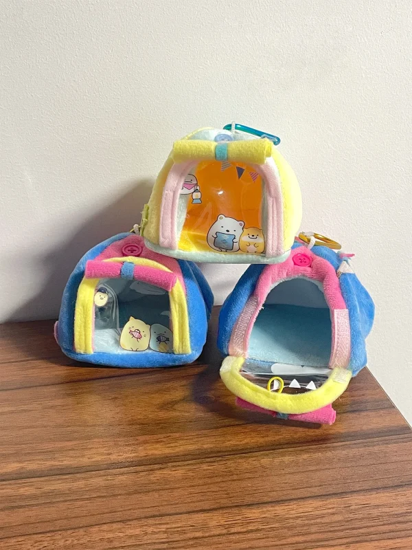 Mini Pain Bag, Coin Purse, Headphone Cable, Storage Bag, Cute Tent Plush Portable Wallet, Creative Coin Bag, Storage Bag 2