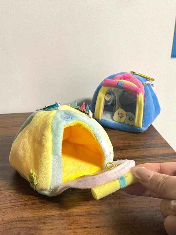 Mini Pain Bag, Coin Purse, Headphone Cable, Storage Bag, Cute Tent Plush Portable Wallet, Creative Coin Bag, Storage Bag 3