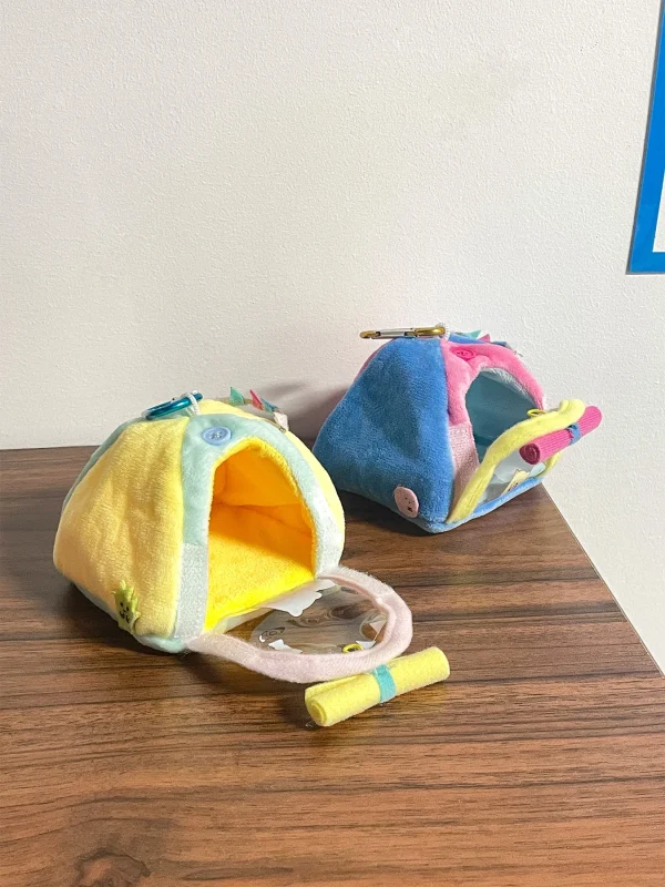 Mini Pain Bag, Coin Purse, Headphone Cable, Storage Bag, Cute Tent Plush Portable Wallet, Creative Coin Bag, Storage Bag 4