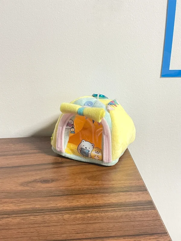 Mini Pain Bag, Coin Purse, Headphone Cable, Storage Bag, Cute Tent Plush Portable Wallet, Creative Coin Bag, Storage Bag 5
